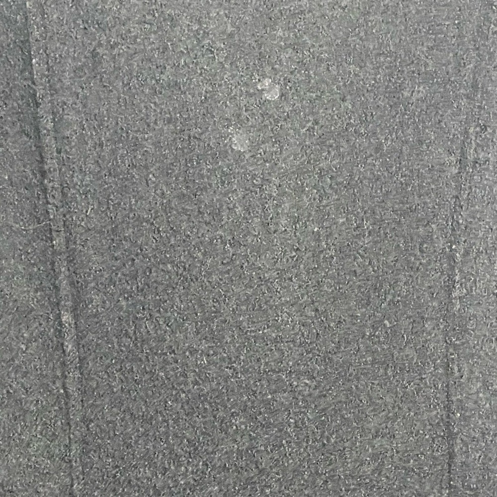 Halogen Wool Coat Jacket Mid Length‎ Asymmetrical Zip Black Petite Warm Winter S - Picture 8 of 13
